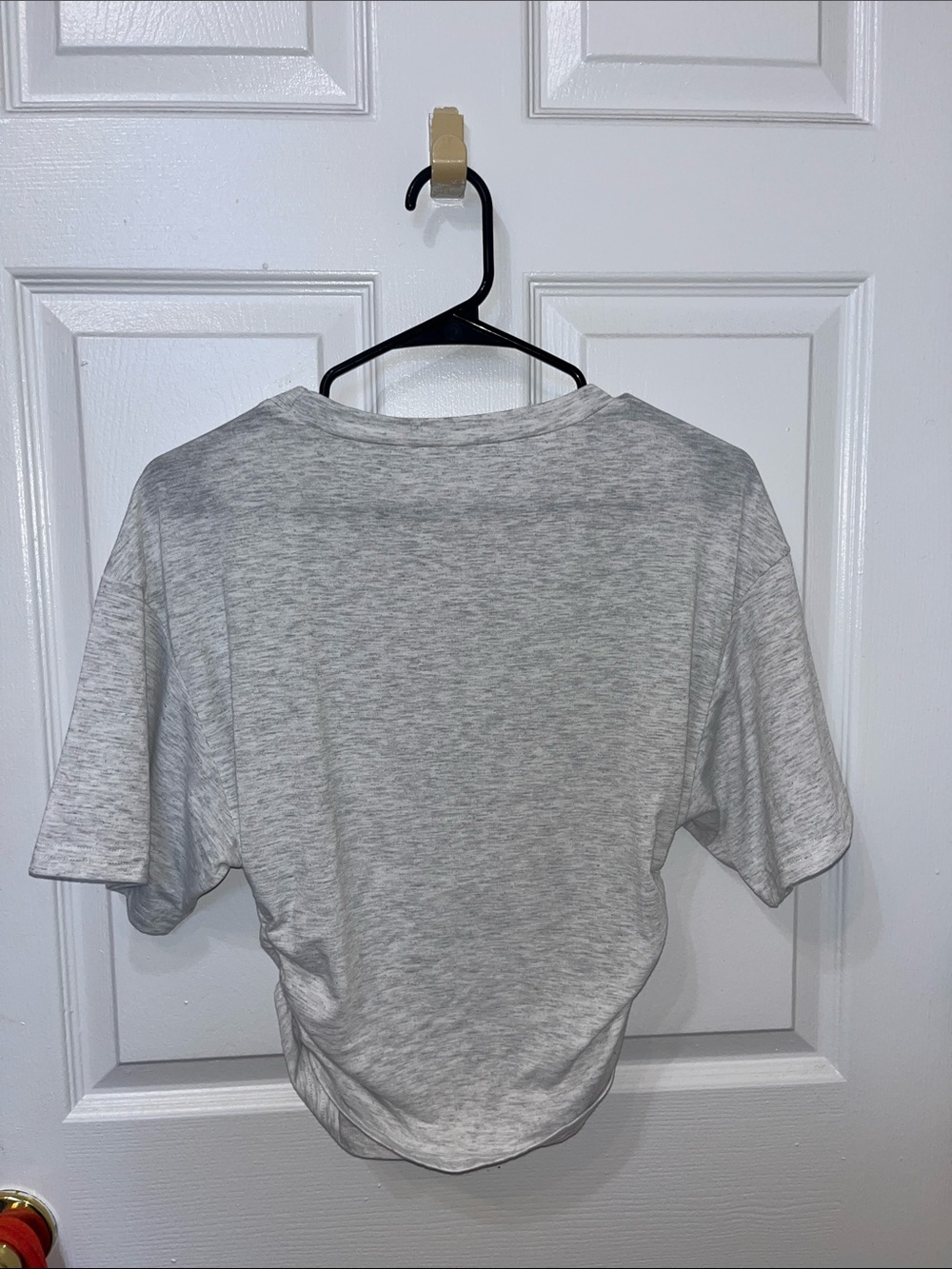 Women's Crewneck Short Sleeve Tee in Light Gray